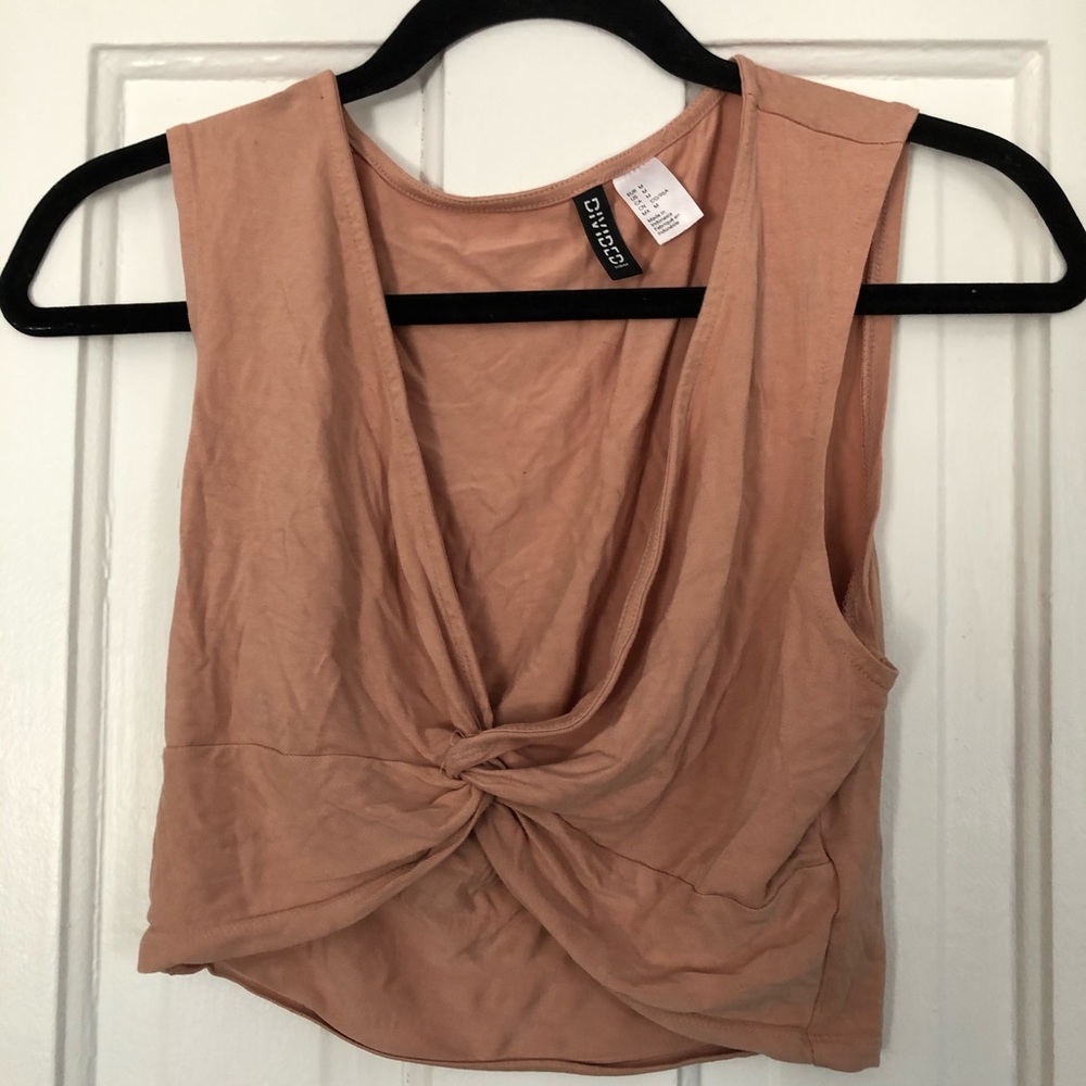 Tan crop top